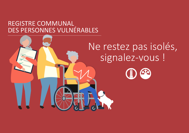Ouverture du registre des personnes vulnérables